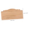 BELLIFFY 2Pcs Unfinished Wood Signs Blank Hanging Plaque for DIY