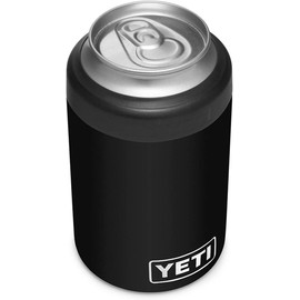 YETI Rambler Colster, Stainless Steel, Can Insulator, Black, 12oz (330ml)