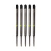 Quality Refills For Parker Ballpoint Medium Black x 5 -
