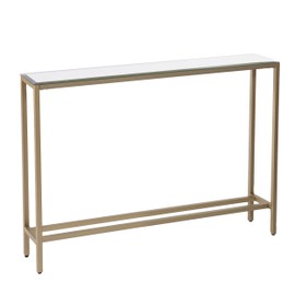 SEI Furniture Southern Enterprises Darrin Narrow Console Table, 36" W, Metallic gold, AMZ7929MC