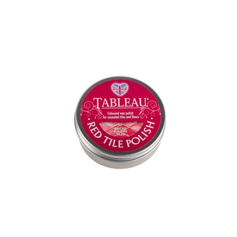 Tableau Red Tile Polish, Rejuvenate Red Tiles, Brickwork, Unsealed Concrete