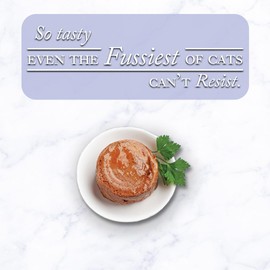 Fussie Cat Fine Dining Pate Canned Wet Food - 2.8 Oz. Cans, Bundle Pack of 24 Cans with HS Can Lid (Mackerel)