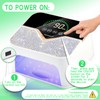 Rechargeable UV LED Nail Lamp, Cordless Nail Dryer for Gel