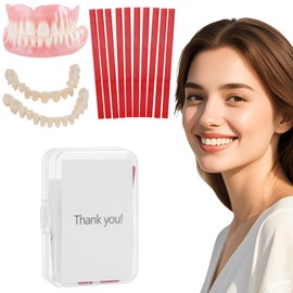 Diy denture kit convenient and easy Xuyuqual diy dentures kit at home complete make your own dentures kits for top and bottom of temporary repair missing teeth Z4