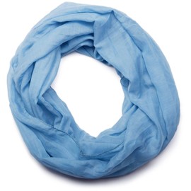 styleBREAKER 01016076 Light Plain Loop Scarf Silky Unisex -