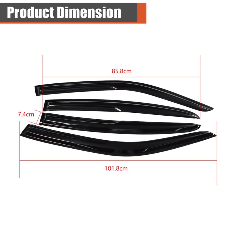 labwork Window Visors Shade Sun Rain Guards Cover Wind Vent