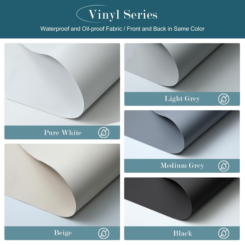 WEFFORT Motorized Blind,Work with Homekit Thread-Enabled, 100% Blackout Smart Shades