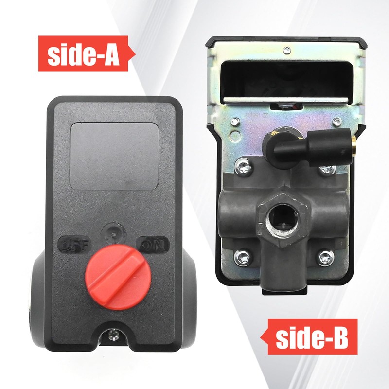 EATAKWARD 034-0184 26 A Pressure Switch Air Compressor 120/240 V