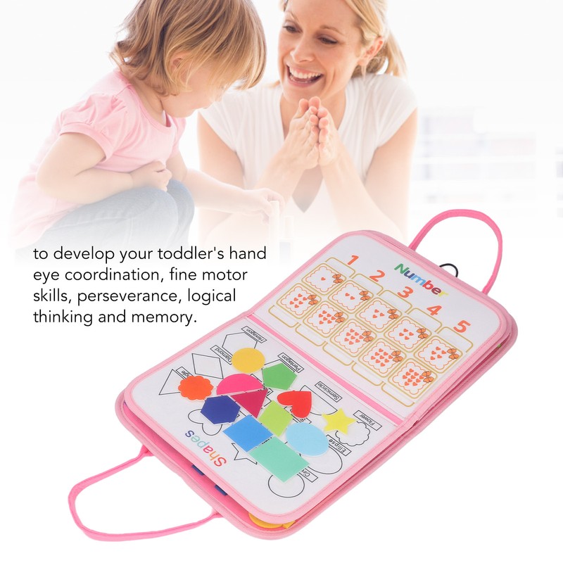 Toddler Skill Board Rich Contents Hand Eye Coordination Different Levels