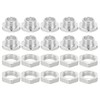 PATIKIL M10x8mm Hex Bolts and Nuts Kit, 10 Set Fine