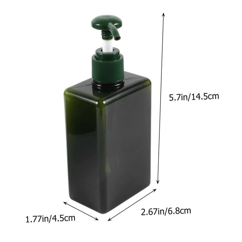 Beavorty 6 pcs 280ml Lotion Bottle Manual Travel Lotion Container