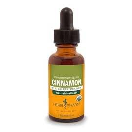 Herb Pharm Certified Organic Cinnamon Liquid Extract for Cardiovascular and Circulatory Support - 1 Ounce