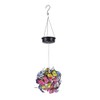 Solar Powered Garden Hanging Lights Mesh Orb with Butterflies Waterproof