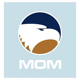 Craftique Georgia Southern Eagles Decal (Eagle Head MOM Decal (5"), 5 in)