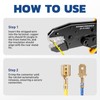 Haisstronica Crimping Tool for Non-Insulated Open Barrel Terminals Receptacles,AWG 22-10