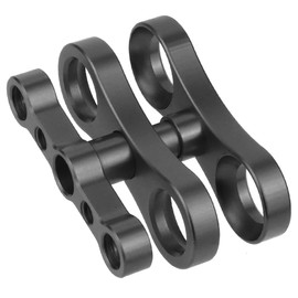 Hopbucan Tripod Butterfly Clip Clamp 1 Ball Joint Arm 1/4 3/8 Holder for Cameras Underwater Diving Torch