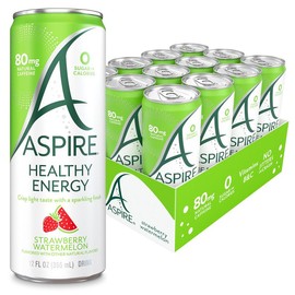 ASPIRE Strawberry Watermelon Aspire Healthy Energy Drink - size: 24 Pack