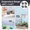 4 Pcs Digital Thermometer Temperature, Fridge Thermometer with External Probe