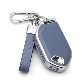 HAOYOUMEI Advanced soft TPU Key Cover is compatible with KIA 2023-2026 Telluride Carnival Sorento K4 K5 GT-Line and 2024-2026 EV9 Key (Blue Set)