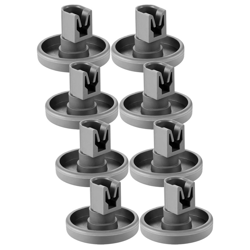 SPARES2GO Lower Runner Basket Wheels for Lamona Dishwasher (Pack of