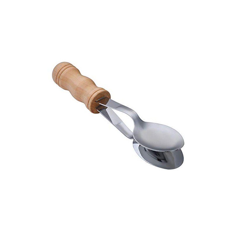 MIHEY Musical Spoons Instrument with Wooden Handle