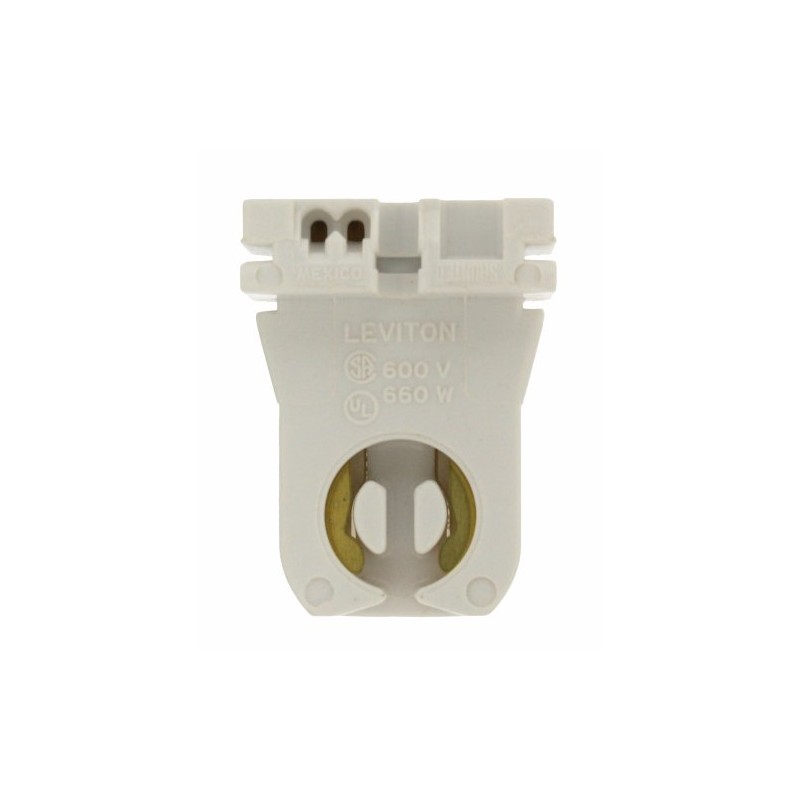 Leviton 660W Medium G13 Bi-Pin Low Profile Slide-On Turn-Type Shunted