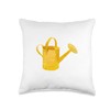 Garden Watering Can Throw Pillow