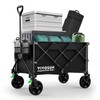 VIVOSUN Collapsible Folding Wagon, 350 lb Load-Bearing Outdoor Utility Cart