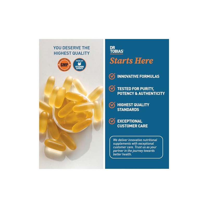 Dr. Tobias Aceite De Pescado Omega 3, 2000 Mg De