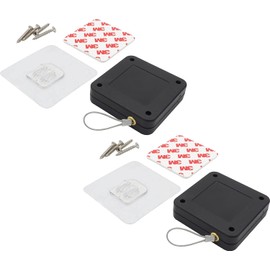 Audiofan Household Sliding Door Closer, Automatic Door Closer, Wire and Spring Closes Doors Automatically Closes Interior Sliding Doors Light Sliding Doors for Doors with Double Sided Tape Included