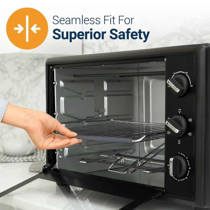 Silicone Oven Rack Shields by Linda’s Essentials (2 Pack) |