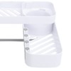 No Drilling Corner Shower Shelf Wall Mounted Bathroom Storage Rack