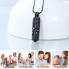Imrsanl Cremation Jewelry Urn Necklace for Ashes Pendant with Hollow