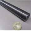 Black Nylon Extruded Round Rod 1.125" (1-1/8") x 4 Ft