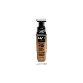 Base de Maquillaje NYX Can't Stop Won't Stop | Cobertura Total | Acabado Mate | Tono Golden