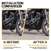 Front Rear Highway Engine Guard Crash Bar Fit for Harley