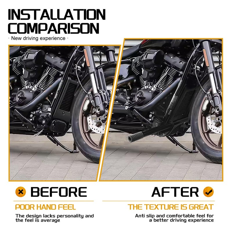 Front Rear Highway Engine Guard Crash Bar Fit for Harley