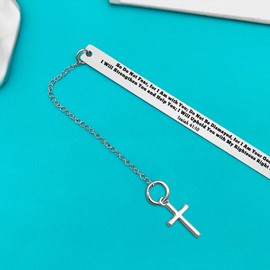 Christian Gifts for Women Men Bible Verse Gift So Do Not Fear Bookmark Baptism Gift Communion Gift Graduation Christmas Birthday Inspirational Religious Gift for Teen Girls Boys