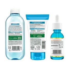 Kit Garnier Rutina Express Aclara Anti Acn 3 pasos, Agua Micelar con Acido Saliclico 400ml  Micro Exfoliante Sueva Anti Acn 150ml  Serum Booster Anti 