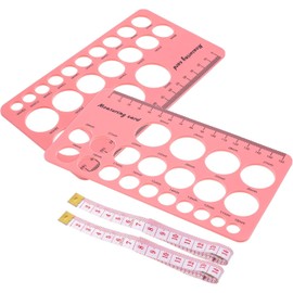 1juego Regla para Medir Pezones de Silicona Flexible para Mamás Herramienta Precisa para Tallas de Bridas Ligera y Portátil para Lactancia Segura y Cómoda