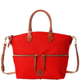 Dooney & Bourke Handbag, Nylon Large Pocket Satchel - Red