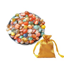 Altaroo 150 g Gemstones for Children, Colourful Stones Natural 1-1.6 cm, Gemstones Digging for Children, Lucky Stones, Tumbled Stones for Gemstone Game for Treasure Hunting