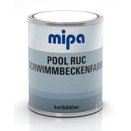 MIPA Pool Ruc 950 Swimming Pool Paint Caribbean Blue Pool Paint 750 ml