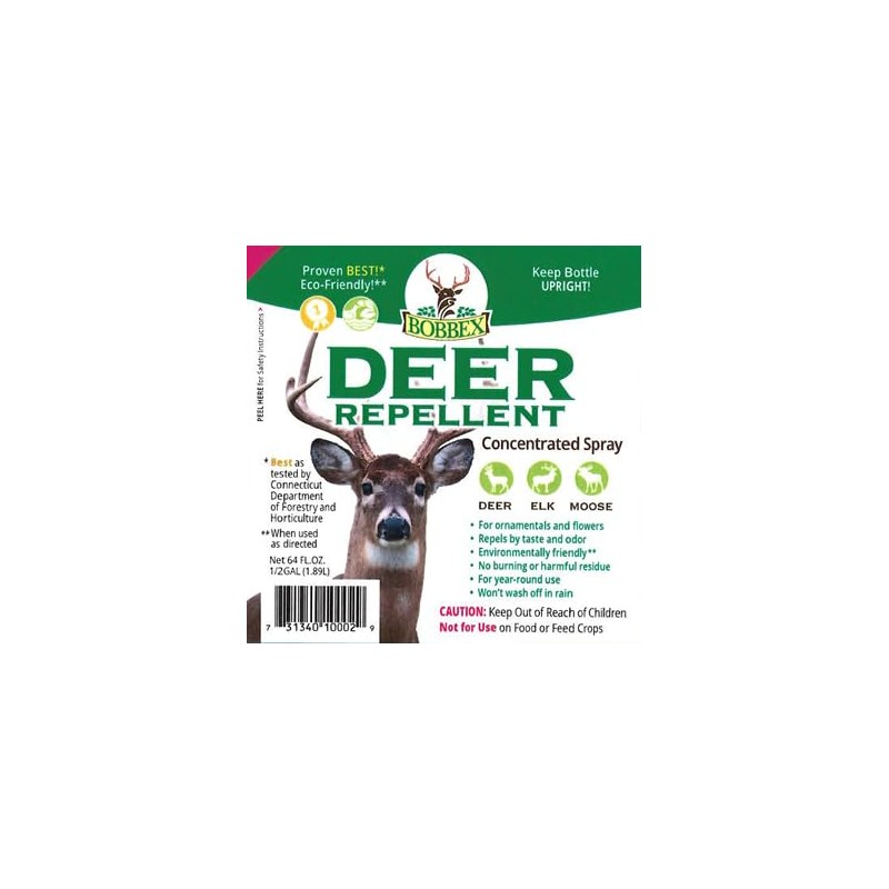 Bobbex Deer Repellent Half Gallon Concentrate and Gallon Pump Sprayer