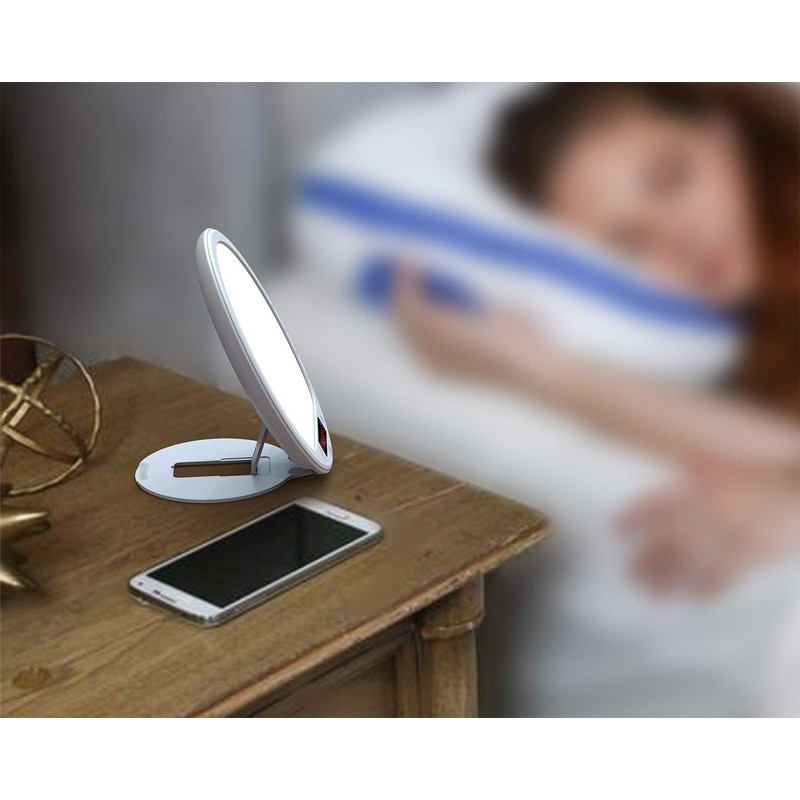 Light Therapy Lamp Sunrise Alarm Clock Wake up 10000 lux