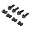 PIT66 8pcs Front Shock Lower A Arm Mounting Bolts &