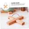 BIUDECO Detachable Wooden Pot Mat Cross Shaped Heat Insulation Pad