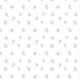 Manhattan Comfort NWPR33843 Kennewick Floral Bouquet Spot Wallpaper, Pink