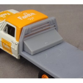 Handmade 1:64 Scale 3D Printed Flatbed Truck Angled Toolbox