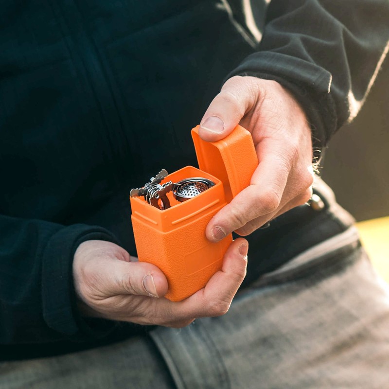MalloMe Backpacking Stove - Portable Camping Stove - Small Backpack
